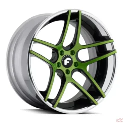 a photo of 26 inch forgiato rims with white background