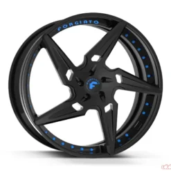 black 22 inch forgiato wheels for sale