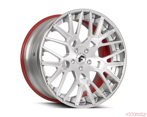 white and red forgiato rims 22 for sale