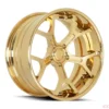 picture of gold forgiato rims 26 inch