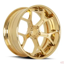 picture of gold forgiato rims 26 inch