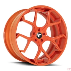 orange forgiatos rims for sale