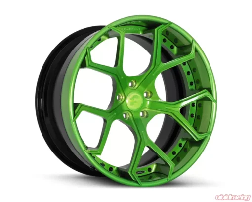 piczure of green forgiatos rims for sale