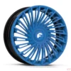 blue forgiatos rims